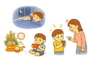 年末年始 スマホ 問題, ゲーム時間 もめる, 子ども スマホ トラブル, ゲーム やめられない 子ども, 環境設計 子育て, 行動科学 子育て, 休み中 スマホ対策