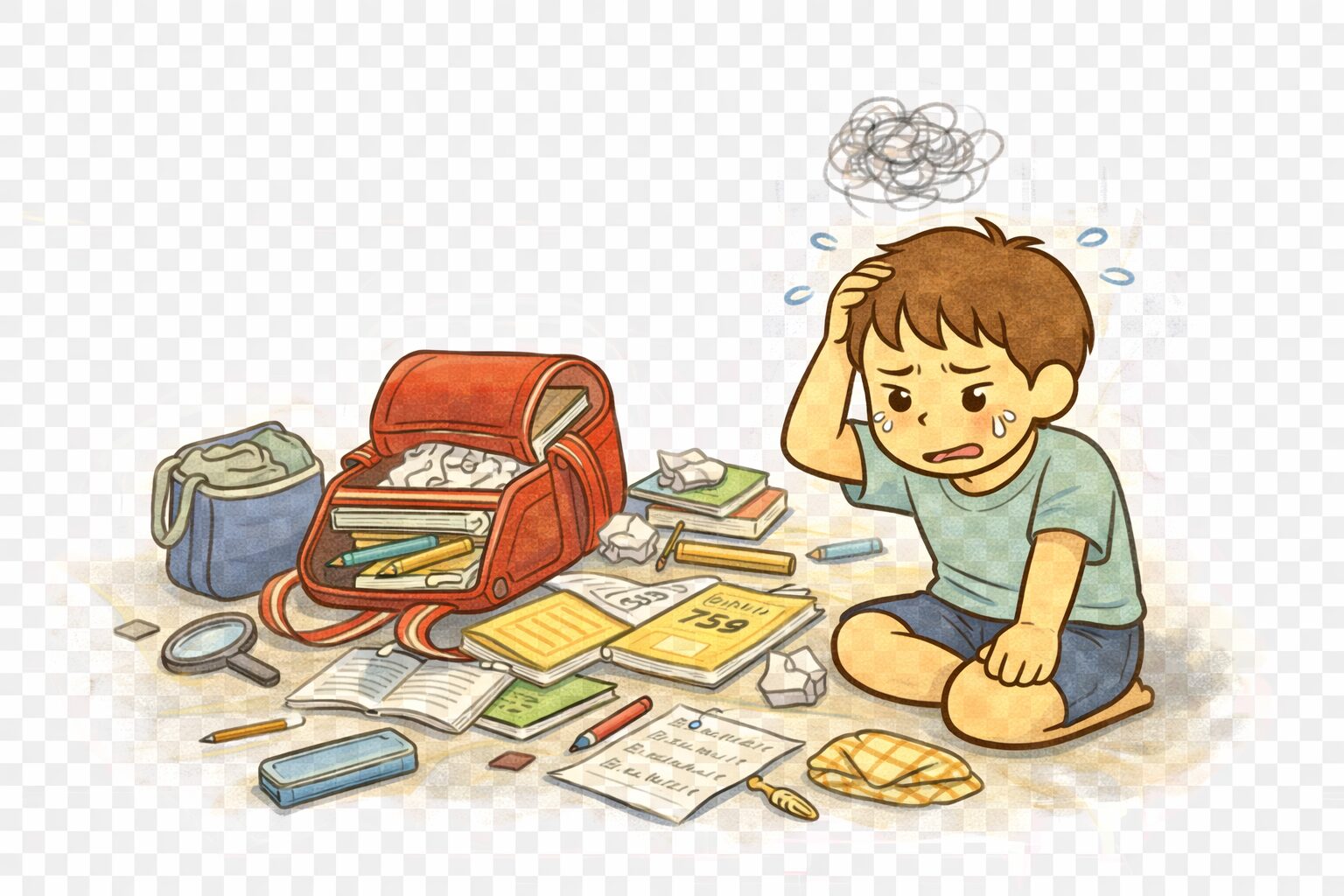 ランドセル 片付け できない, プリント 管理 子ども, 整理整頓 環境設計, 実行機能 片付け, 帰宅後 ルーティン 小学生, 発達支援 整理