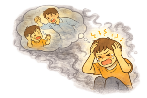 フラッシュバック とは, フラッシュバック 子ども, トラウマ 子ども 対応, パニック 子ども 原因, 環境調整 支援, 安全基地 子ども, 発達支援 フラッシュバック