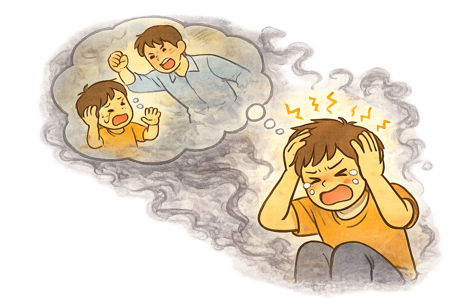 フラッシュバック とは, フラッシュバック 子ども, トラウマ 子ども 対応, パニック 子ども 原因, 環境調整 支援, 安全基地 子ども, 発達支援 フラッシュバック